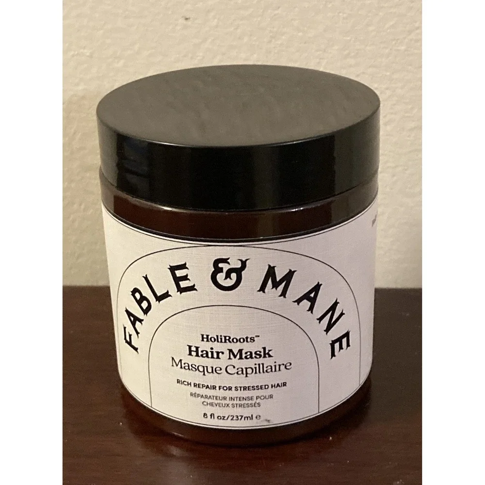 Fable & Mane HoliRoots Repairing Hair Mask For Stressed Hair 8 Oz‎ Sealed New